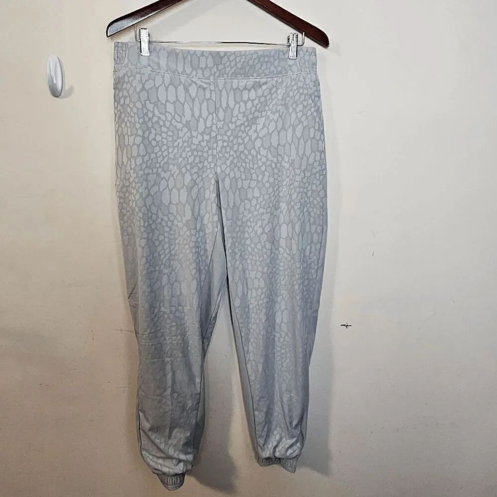 Athleta Brooklyn Lined Textured Joggers S/985547 Women's Gray Size 16